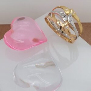 Triple Color gold Ring 18K