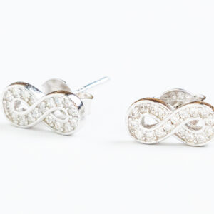 Silver Infinity Studs