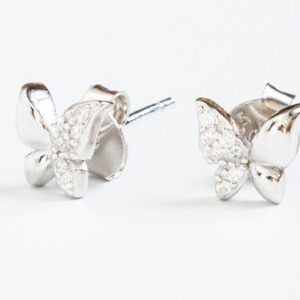 Silver 925 Butterfly Studs