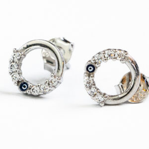Silver 925  Circle Studs