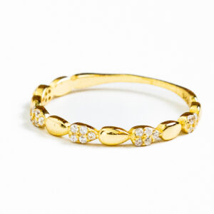 Silver 925 Goldplated Delicate Band