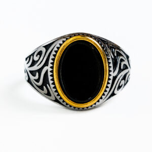 Oval Onyx Ring