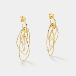 Vogue Earrings Silver 925 gold plated